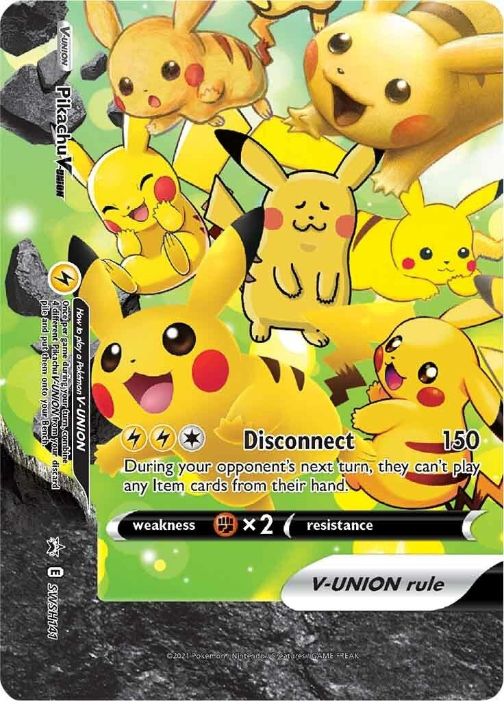 Pikachu V-Union - SWSH141 (SWSH141) (SWSH: Sword & Shield Promo Cards)