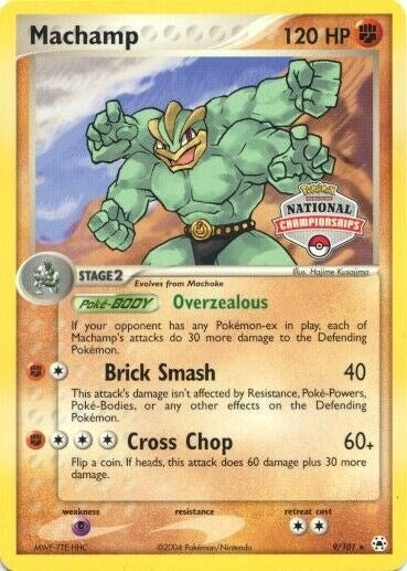 Image for Machamp - 9/101 (National Championships) (009/101) (League & Championship Cards) (PR) - Pokemon