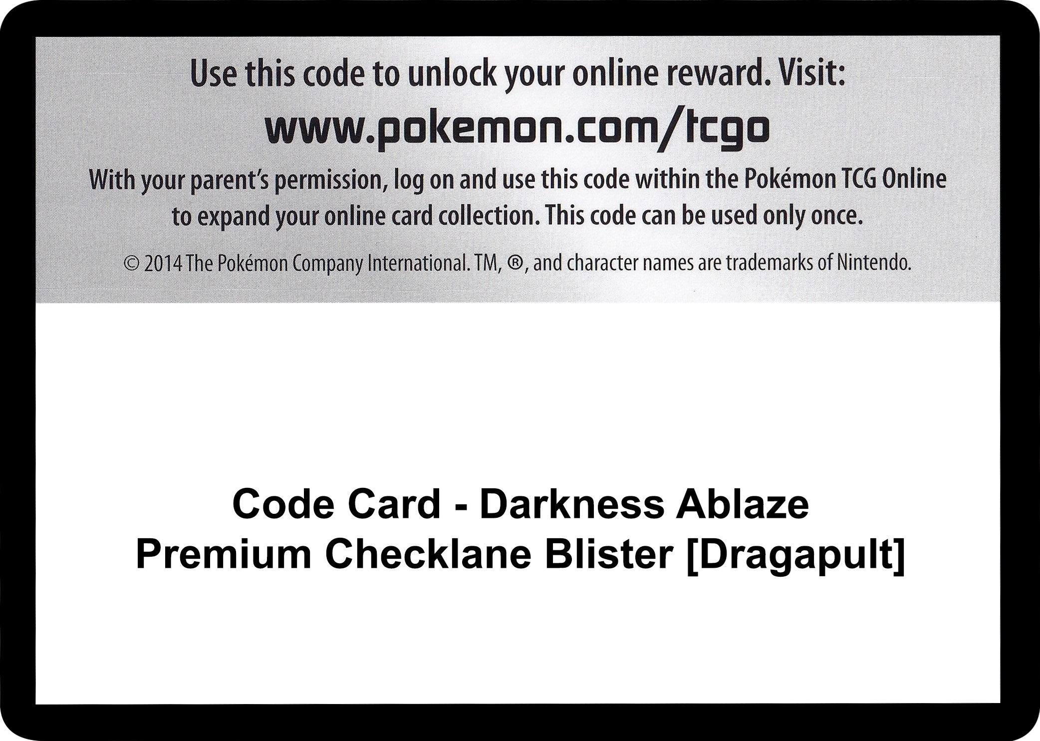 Image for Code Card - Darkness Ablaze Premium Checklane Blister [Grimmsnarl] (SWSH03: Darkness Ablaze) (SWSH03) - Pokemon