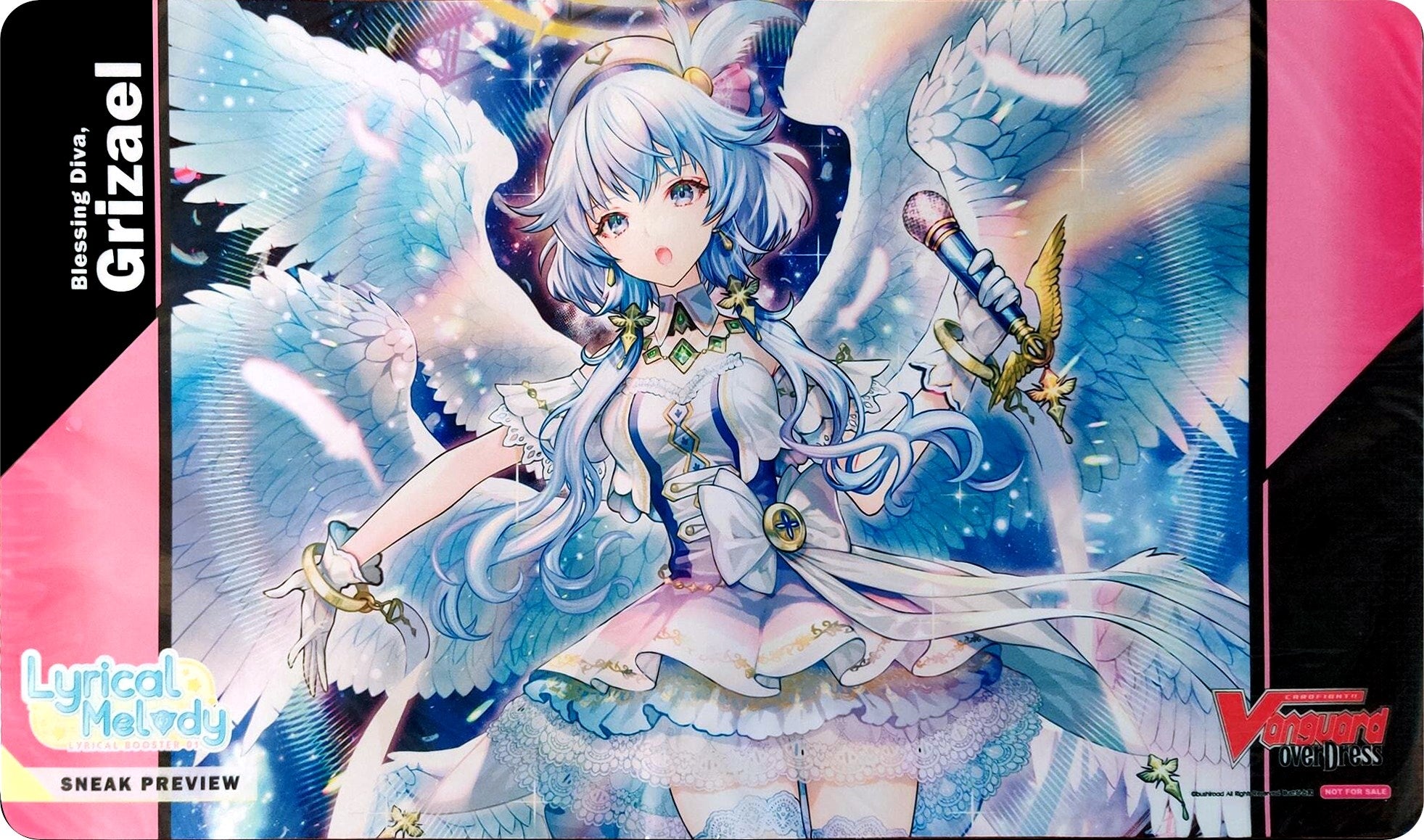 Image for Cardfight!! Vanguard Sneak Preview Playmat - Blessing Diva, Grizael - Playmats