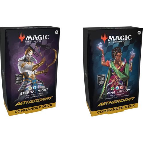 Magic The Gathering | Aetherdrift Commander Deck (x2 Full Set) - PokeBox USA