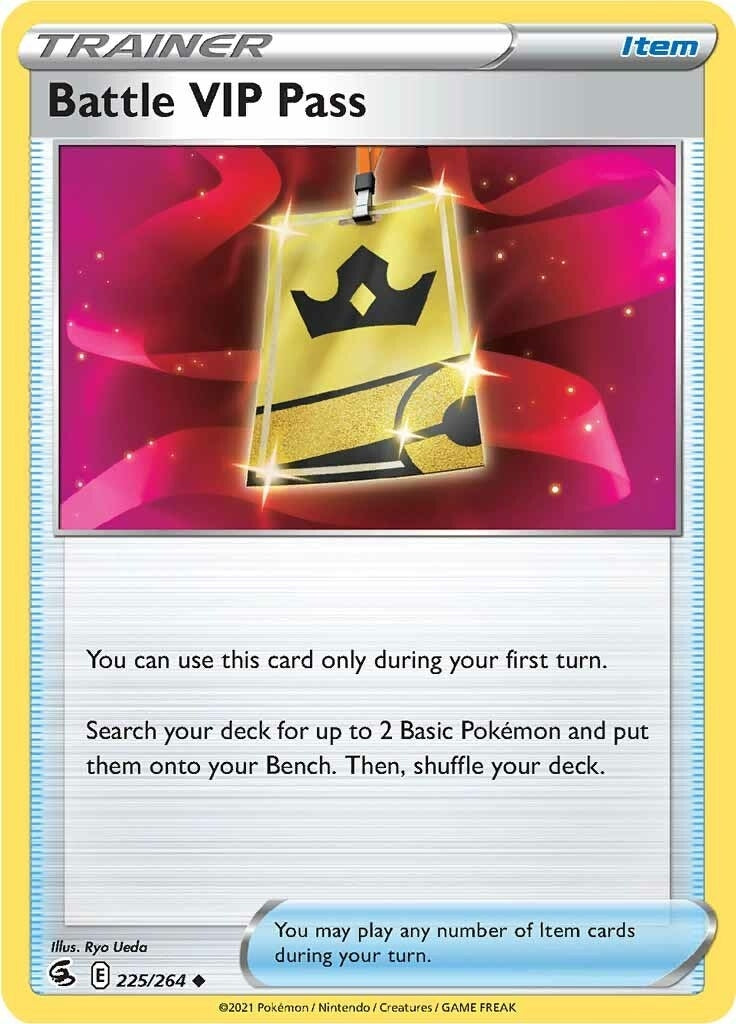 Image for Battle VIP Pass (225/264) (SWSH08: Fusion Strike) (SWSH08) - Pokemon