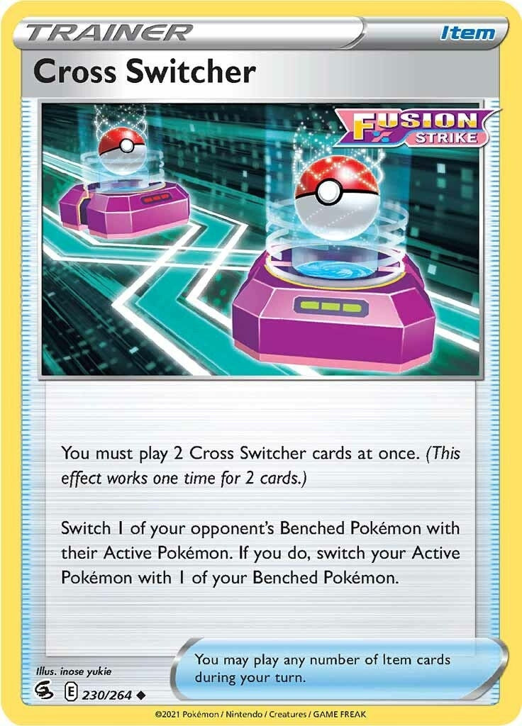 Image for Cross Switcher (230/264) (SWSH08: Fusion Strike) (SWSH08) - Pokemon