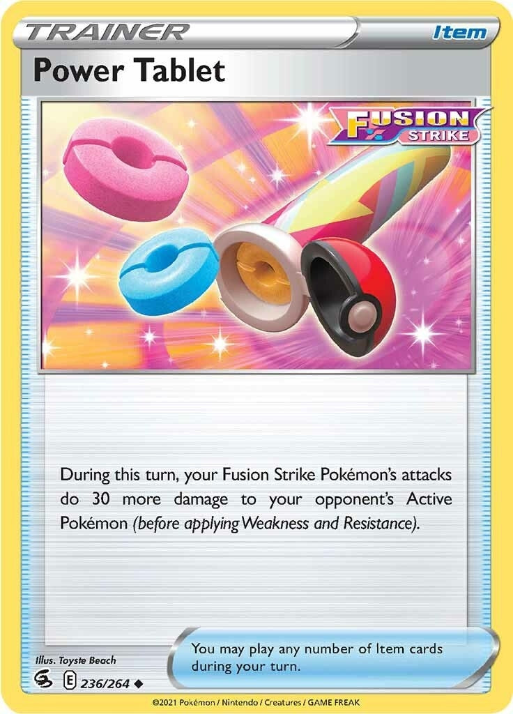 Image for Power Tablet (236/264) (SWSH08: Fusion Strike) (SWSH08) - Pokemon