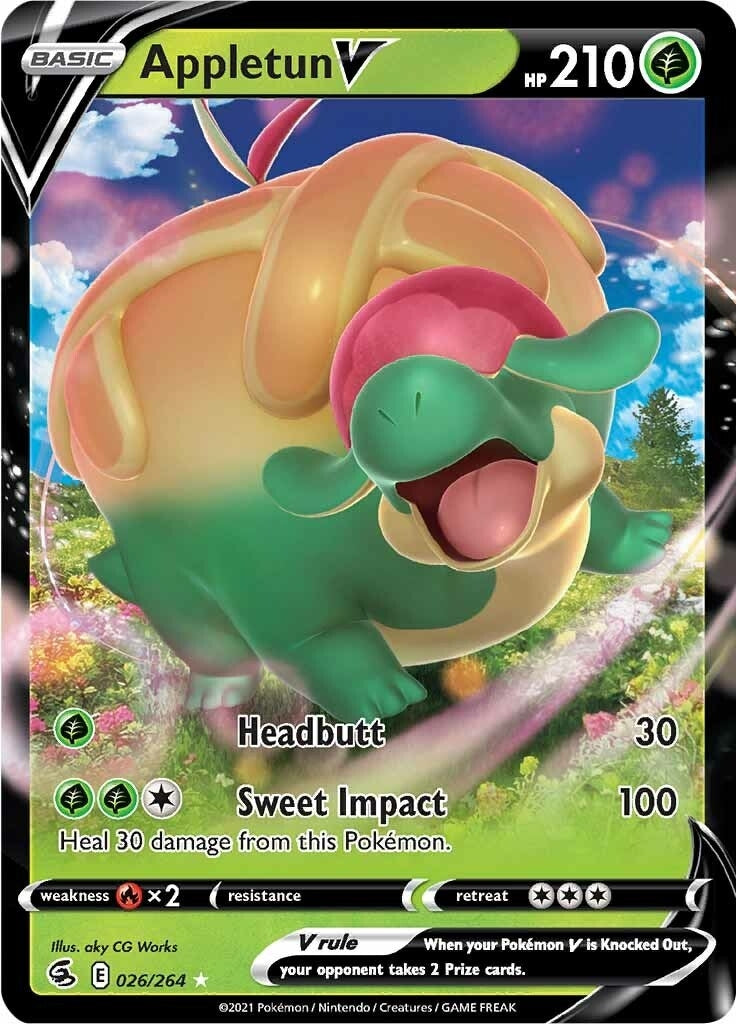 Image for Appletun V (026/264) (SWSH08: Fusion Strike) (SWSH08) - Pokemon