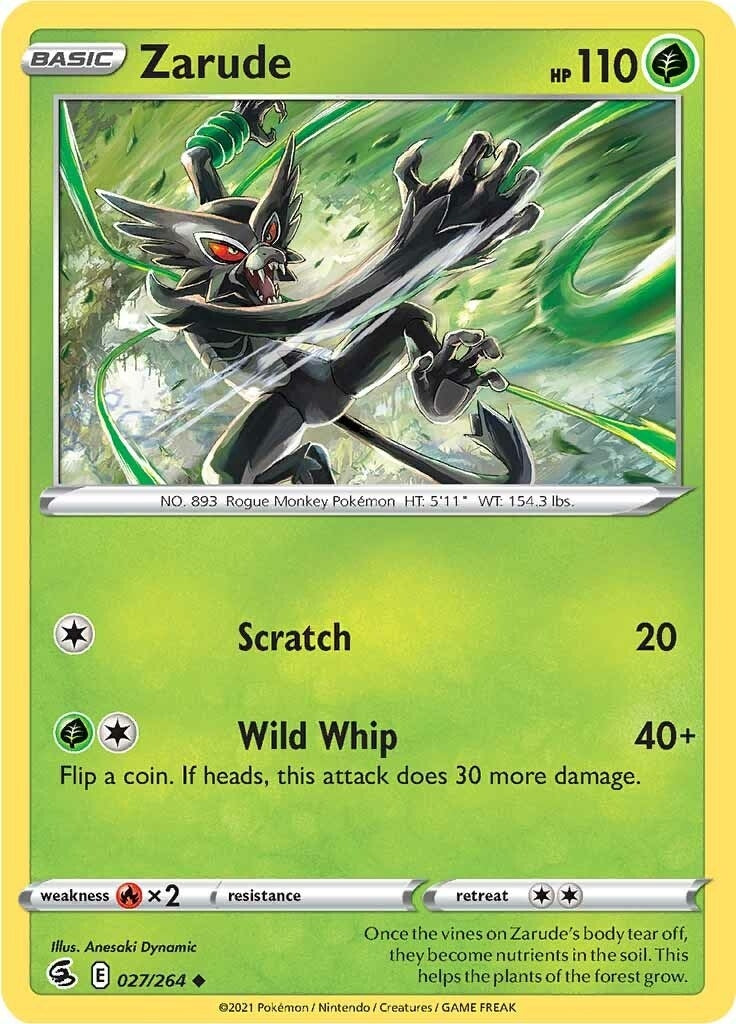 Image for Zarude (027/264) (SWSH08: Fusion Strike) (SWSH08) - Pokemon