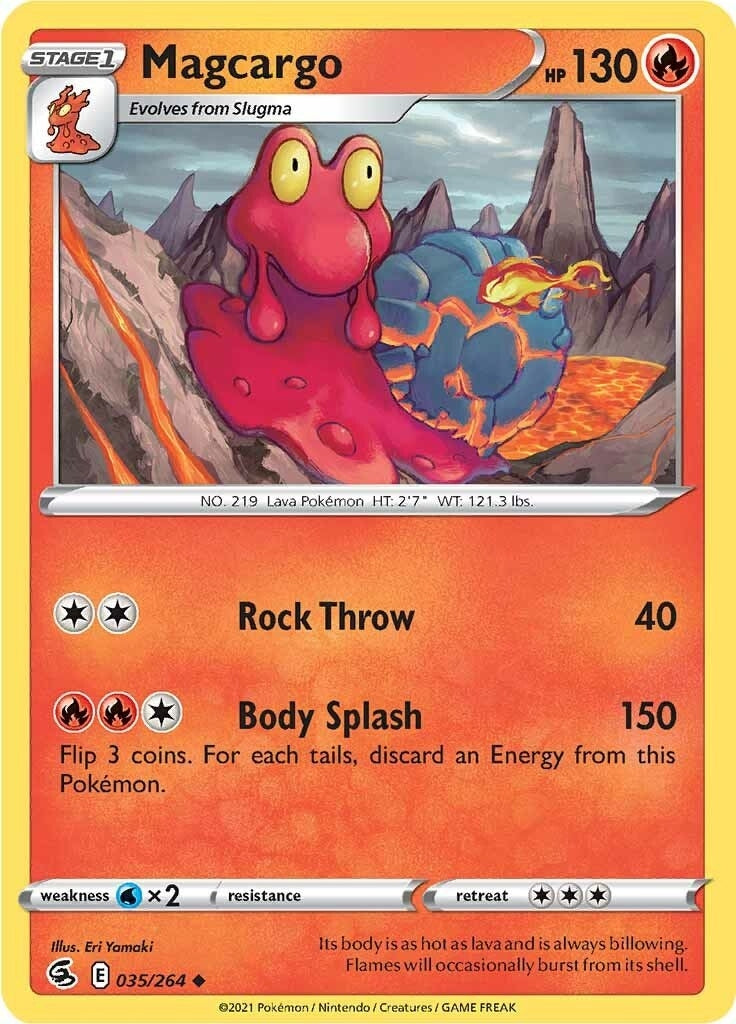 Image for Magcargo (035/264) (SWSH08: Fusion Strike) (SWSH08) - Pokemon