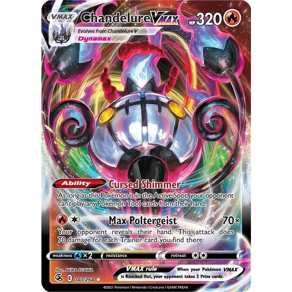 Chandelure VMAX (040/264) (SWSH08: Fusion Strike) - PokeBox USA