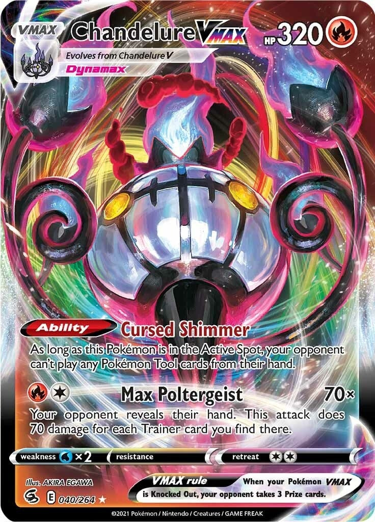 Chandelure VMAX (040/264) (SWSH08: Fusion Strike) - PokeBox USA