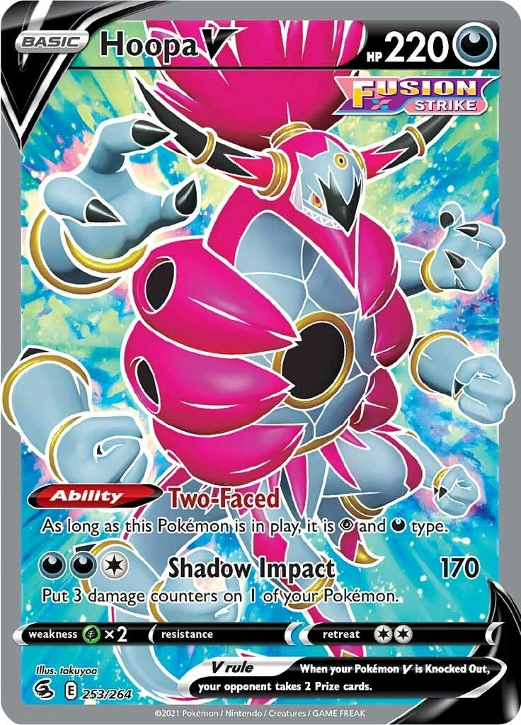 Image for Hoopa V (Full Art) (253/264) (SWSH08: Fusion Strike) (SWSH08) - Pokemon