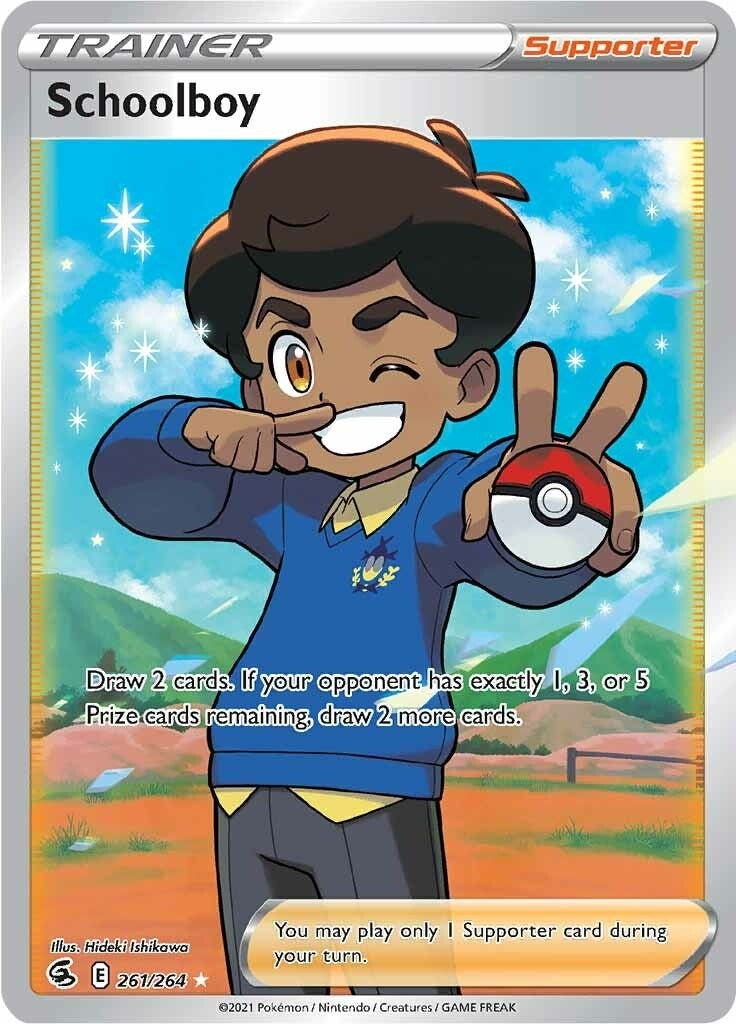 Image for Schoolboy (Full Art) (261/264) (SWSH08: Fusion Strike) (SWSH08) - Pokemon