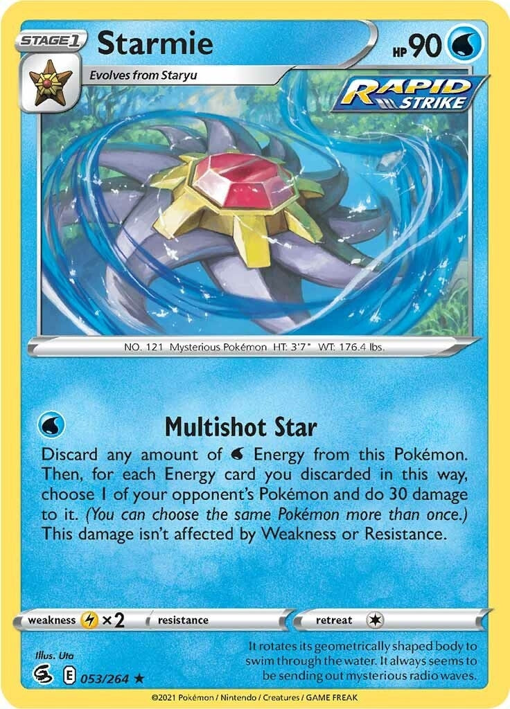 Image for Starmie (053/264) (SWSH08: Fusion Strike) (SWSH08) - Pokemon
