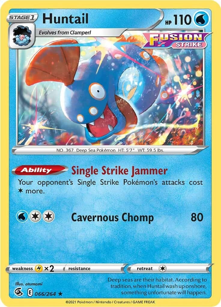 Image for Huntail (066/264) (SWSH08: Fusion Strike) (SWSH08) - Pokemon