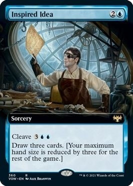 Inspired Idea (Extended Art) (360) (Innistrad: Crimson Vow)