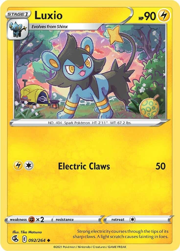 Image for Luxio (092/264) (SWSH08: Fusion Strike) (SWSH08) - Pokemon