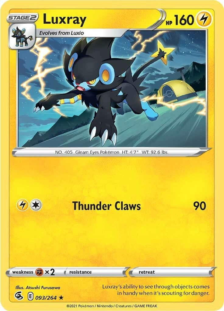 Image for Luxray (093/264) (SWSH08: Fusion Strike) (SWSH08) - Pokemon