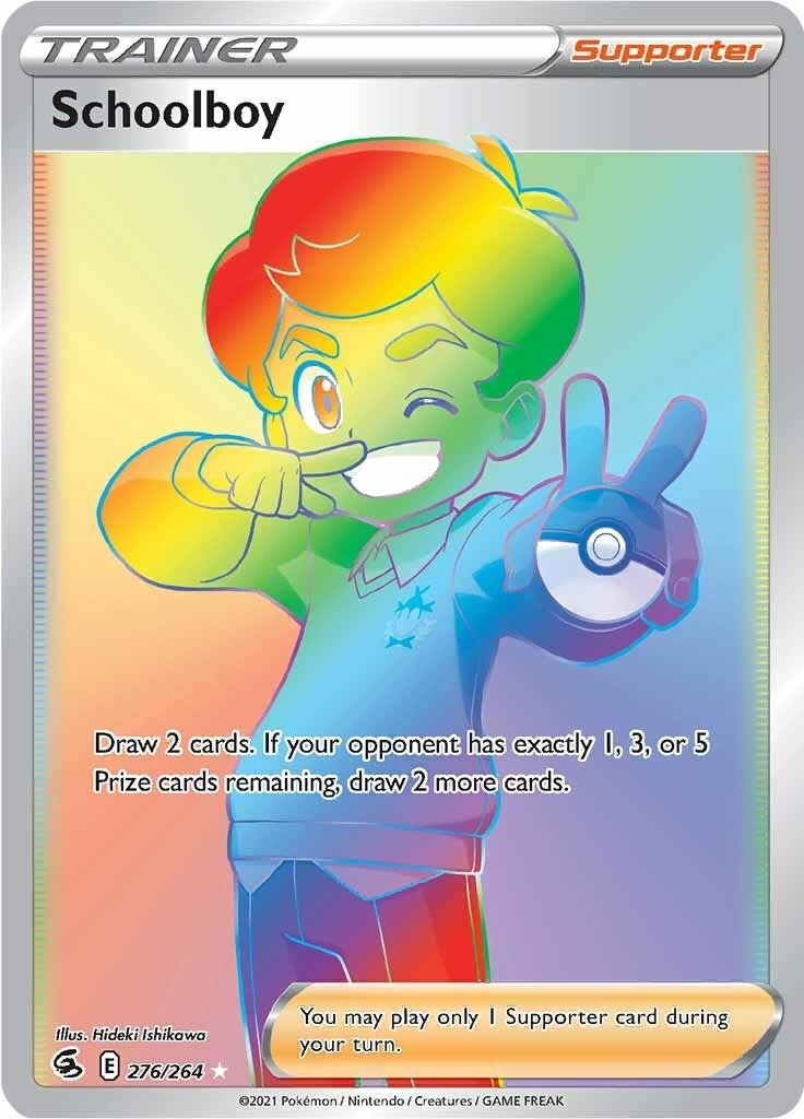 Image for Schoolboy (Secret) (276/264) (SWSH08: Fusion Strike) (SWSH08) - Pokemon