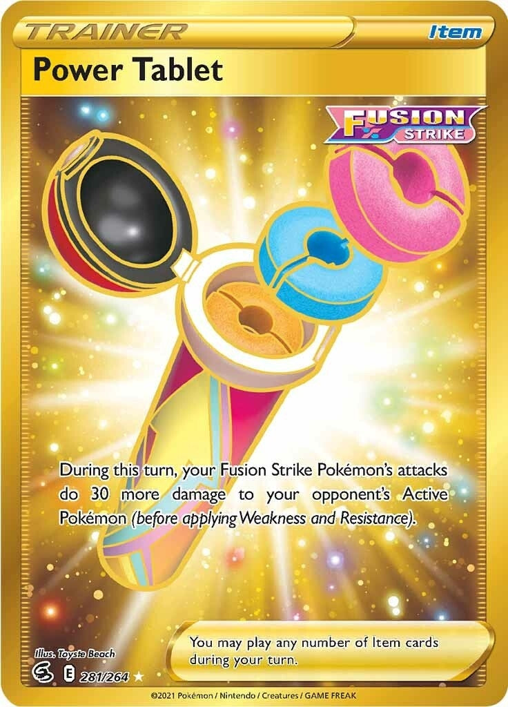 Image for Power Tablet (Secret) (281/264) (SWSH08: Fusion Strike) (SWSH08) - Pokemon