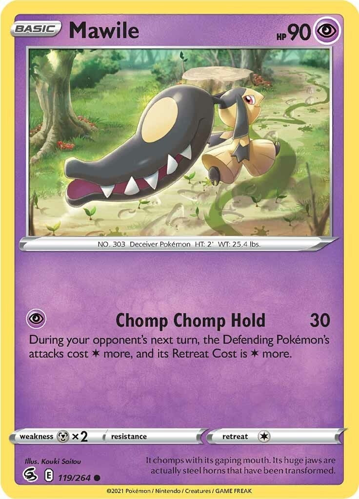 Image for Mawile (119/264) (SWSH08: Fusion Strike) (SWSH08) - Pokemon