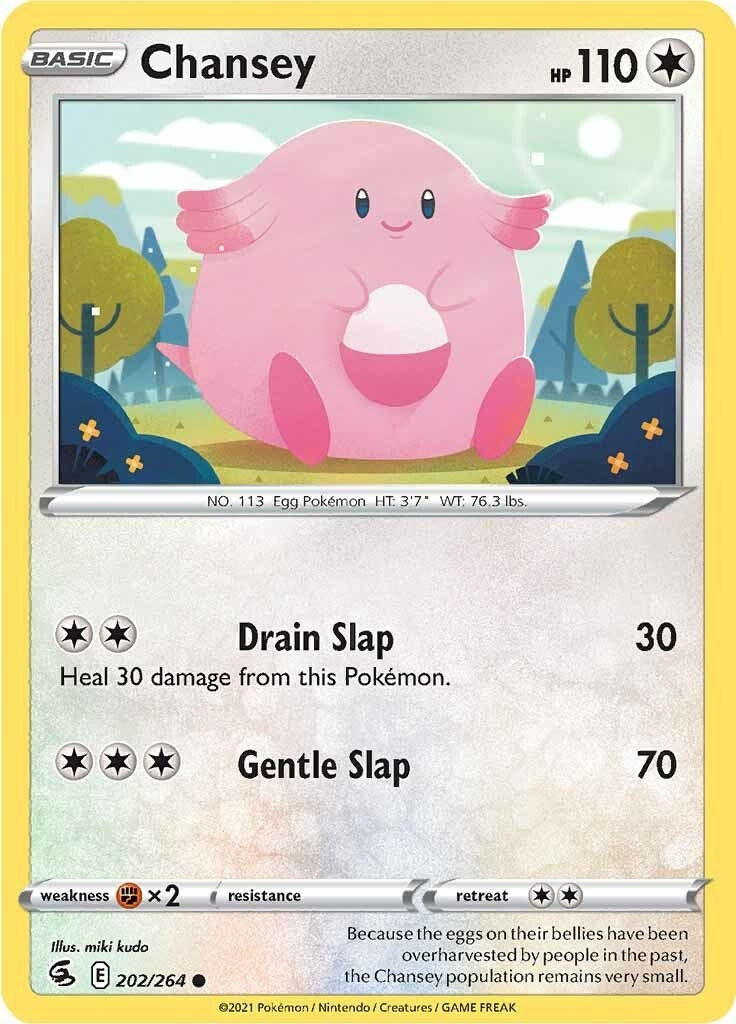 Image for Chansey (202/264) (SWSH08: Fusion Strike) (SWSH08) - Pokemon