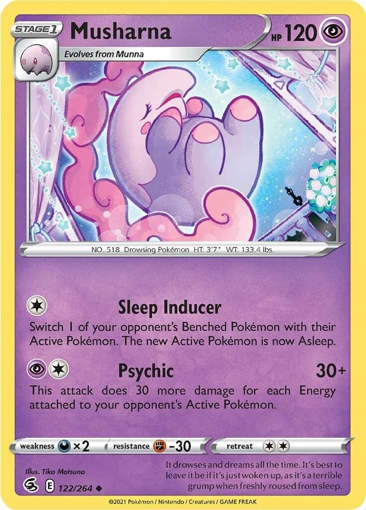 Image for Musharna (122/264) (SWSH08: Fusion Strike) (SWSH08) - Pokemon