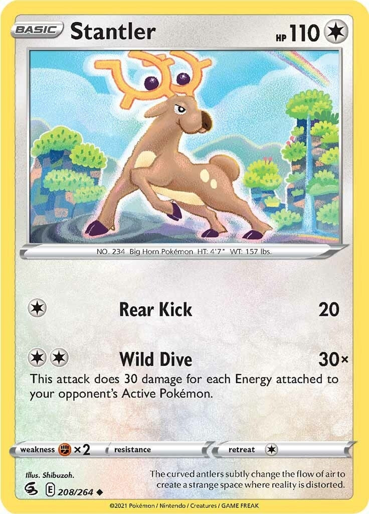 Image for Stantler (208/264) (SWSH08: Fusion Strike) (SWSH08) - Pokemon