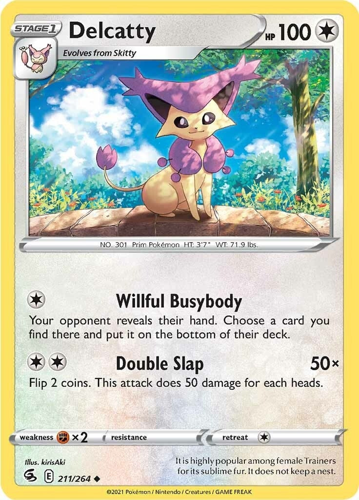 Image for Delcatty (211/264) (SWSH08: Fusion Strike) (SWSH08) - Pokemon