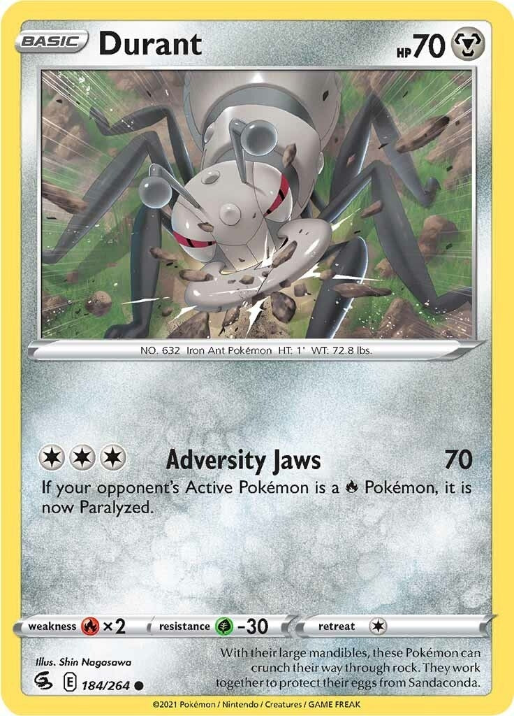 Image for Durant (184/264) (SWSH08: Fusion Strike) (SWSH08) - Pokemon
