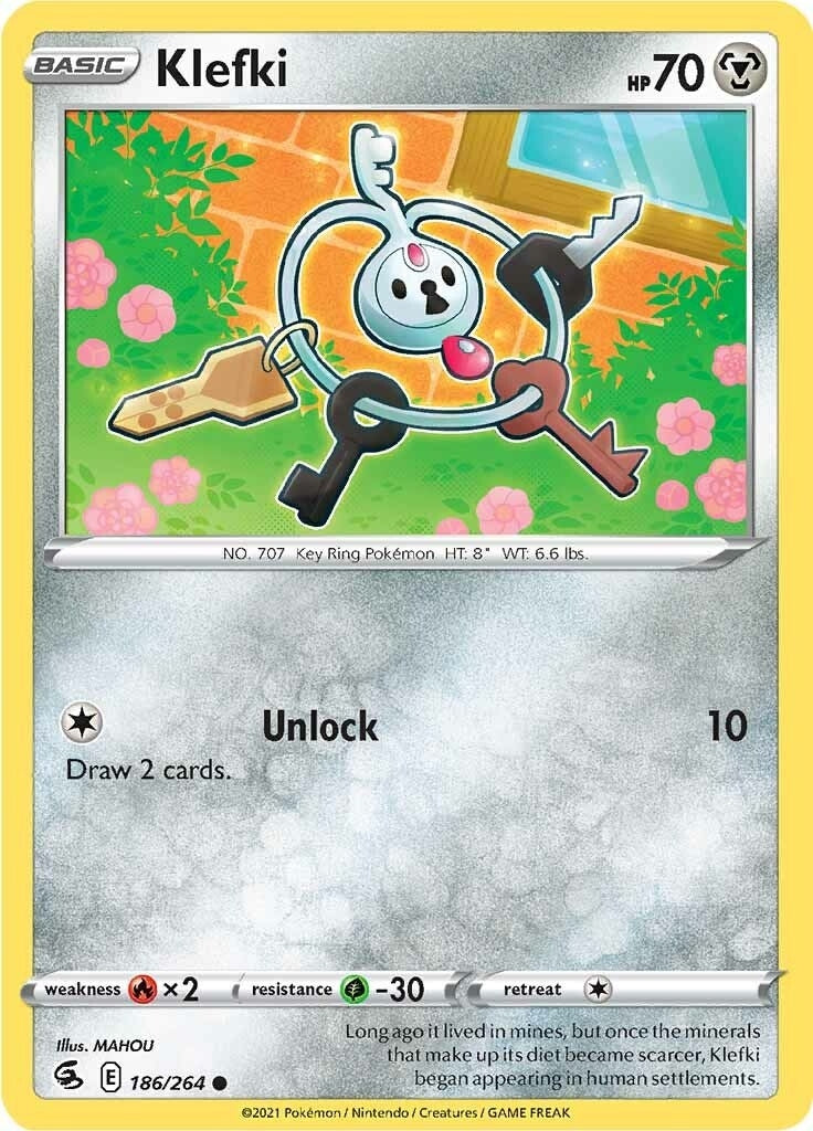 Image for Klefki (186/264) (SWSH08: Fusion Strike) (SWSH08) - Pokemon