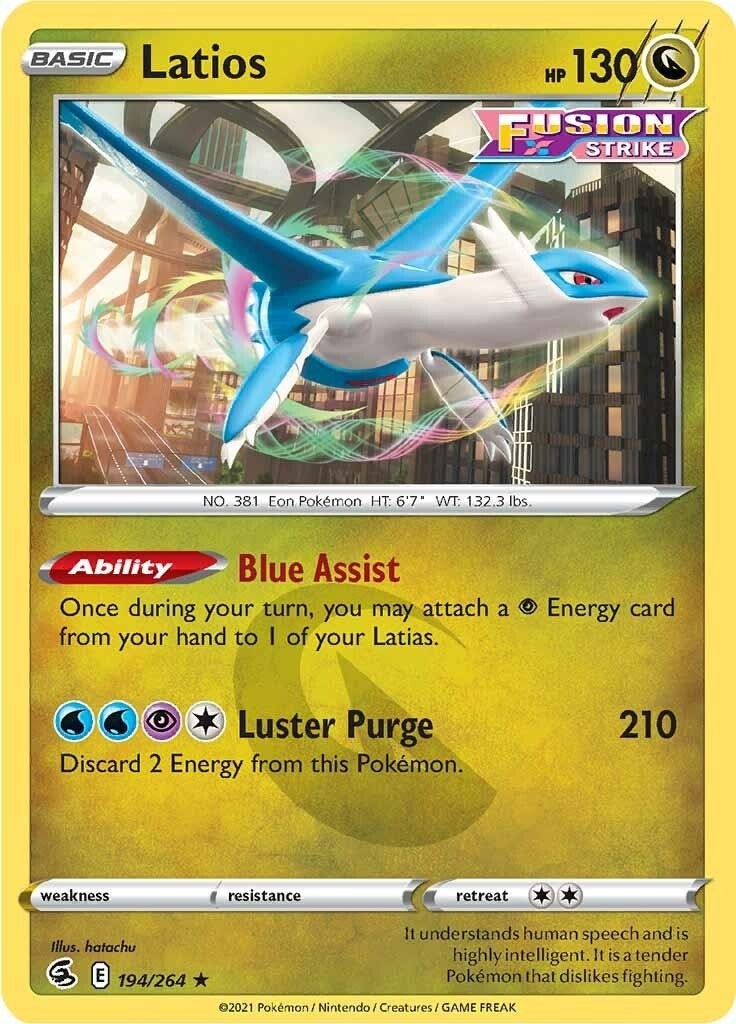 Image for Latios (194/264) (SWSH08: Fusion Strike) (SWSH08) - Pokemon