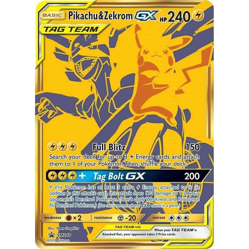 Pikachu & Zekrom GX - SM248 (SM248) (SM Promos) - PokeBox USA