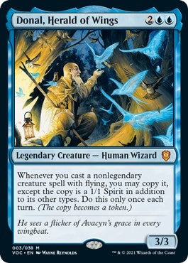 Donal, Herald of Wings (3) (Innistrad: Crimson Vow)