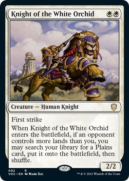 Knight of the White Orchid (92) (Innistrad: Crimson Vow)