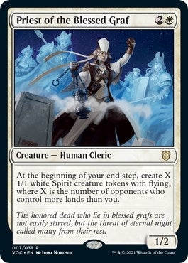 Priest of the Blessed Graf (7) (Innistrad: Crimson Vow)