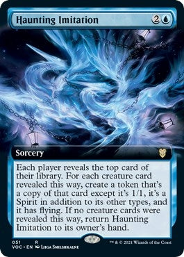 Haunting Imitation (Extended Art) (51) (Innistrad: Crimson Vow)
