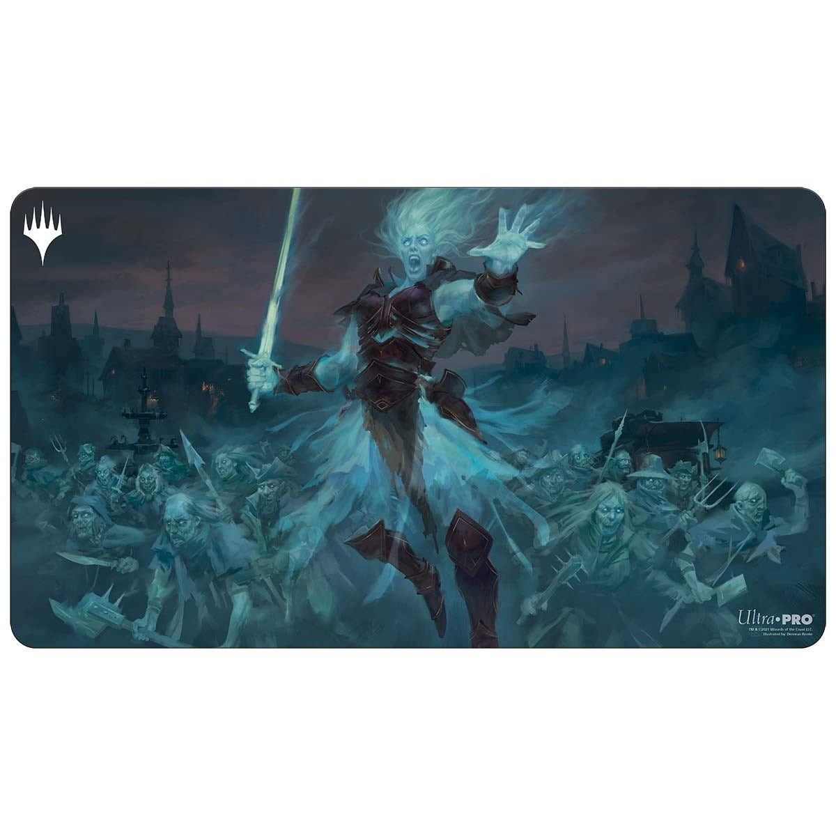 Image for Commander: Innistrad: Crimson Vow Playmat Millicent, Restless Revenant (V1) for Magic: The Gathering - Playmats