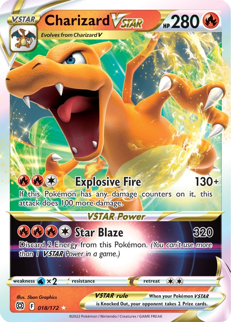 Charizard VSTAR (018/172) (SWSH09: Brilliant Stars)