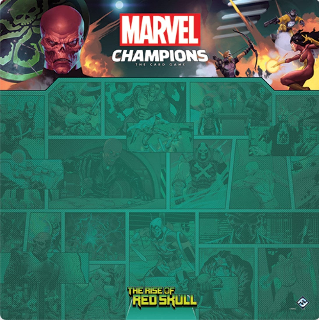 Image for Red Skull 1-4 Player Game Mat - Playmats