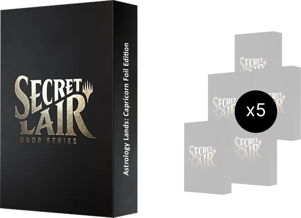 Image for Secret Lair Drop: Astrology Lands (Capricorn) Bundle - Traditional Foil Edition - Magic: The Gathering