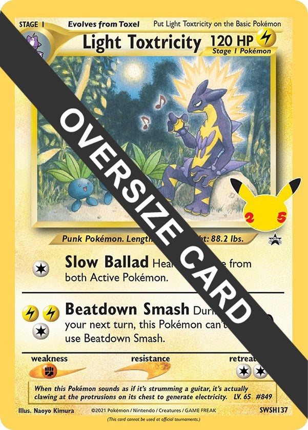 Image for Light Toxtricity - SWSH137 (SWSH137) (Jumbo Cards) (PR) - Pokemon