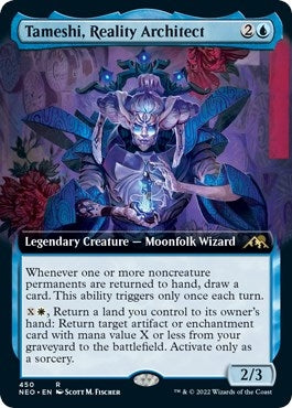 Tameshi, Reality Architect (Extended Art) (450) (Kamigawa: Neon Dynasty)