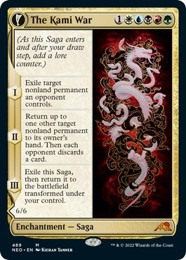 The Kami War (Extended Art) (489) (Kamigawa: Neon Dynasty)