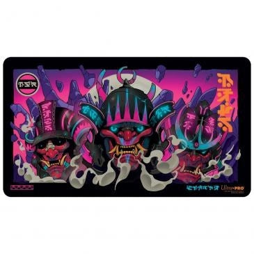 Image for Kamigawa: Neon Dynasty Black Stitched Playmat for Magic: The Gathering - Playmats