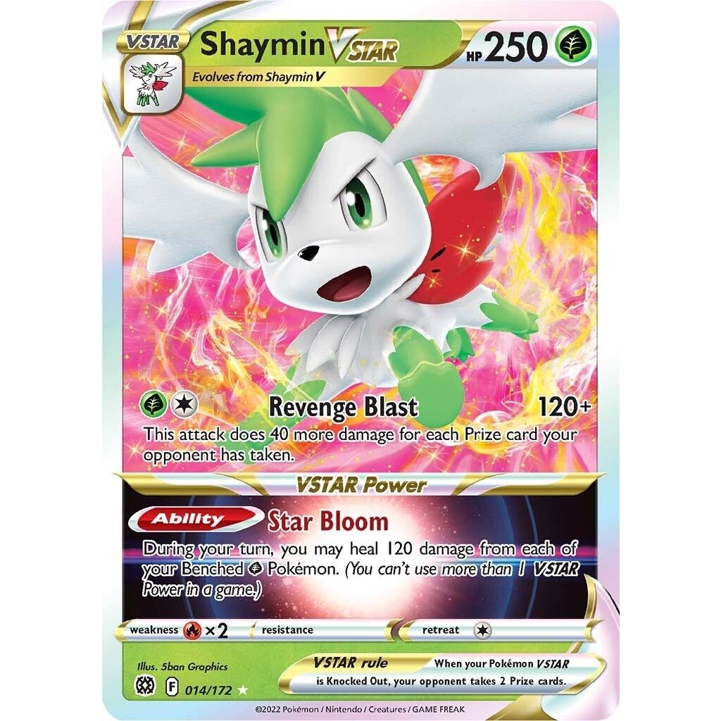 Shaymin VSTAR (014/172) (SWSH09: Brilliant Stars) - PokeBox USA