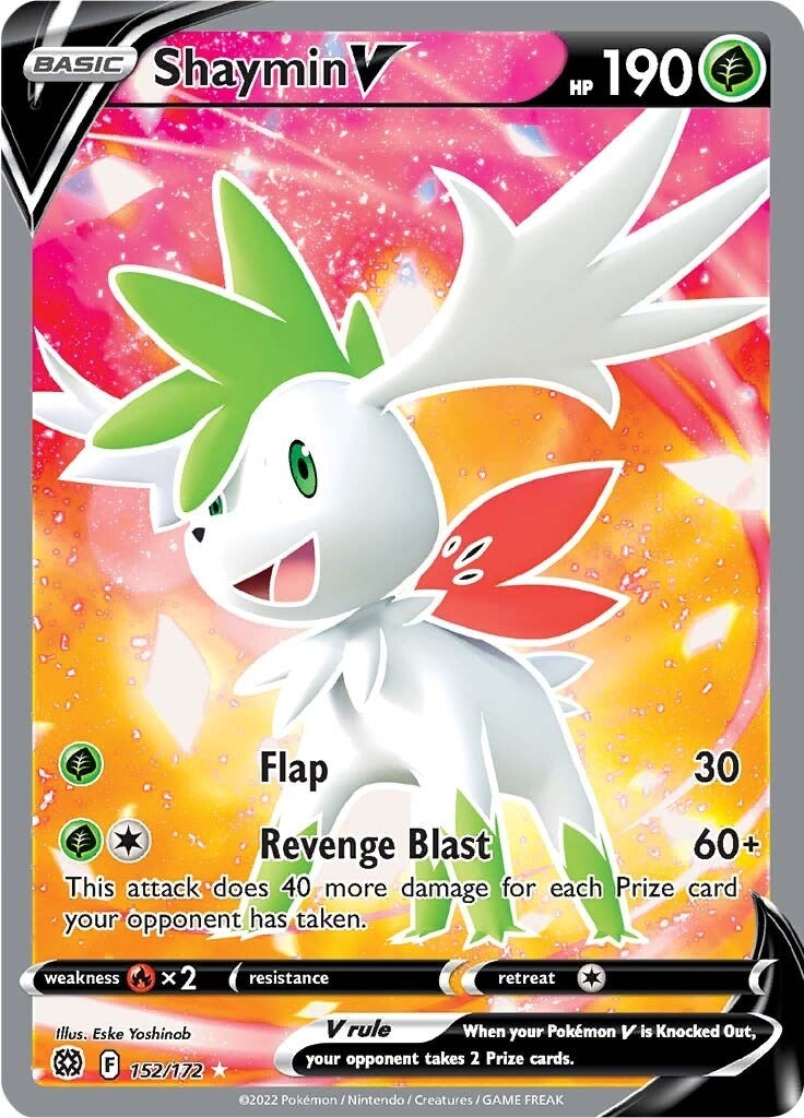 Shaymin V (Full Art) (152/172) (SWSH09: Brilliant Stars)