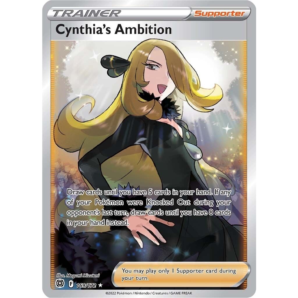 Cynthia's Ambition (Full Art) (169/172) (SWSH09: Brilliant Stars) - PokeBox USA