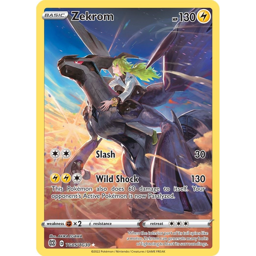 Zekrom (TG05/TG30) (SWSH09: Brilliant Stars Trainer Gallery) - PokeBox USA