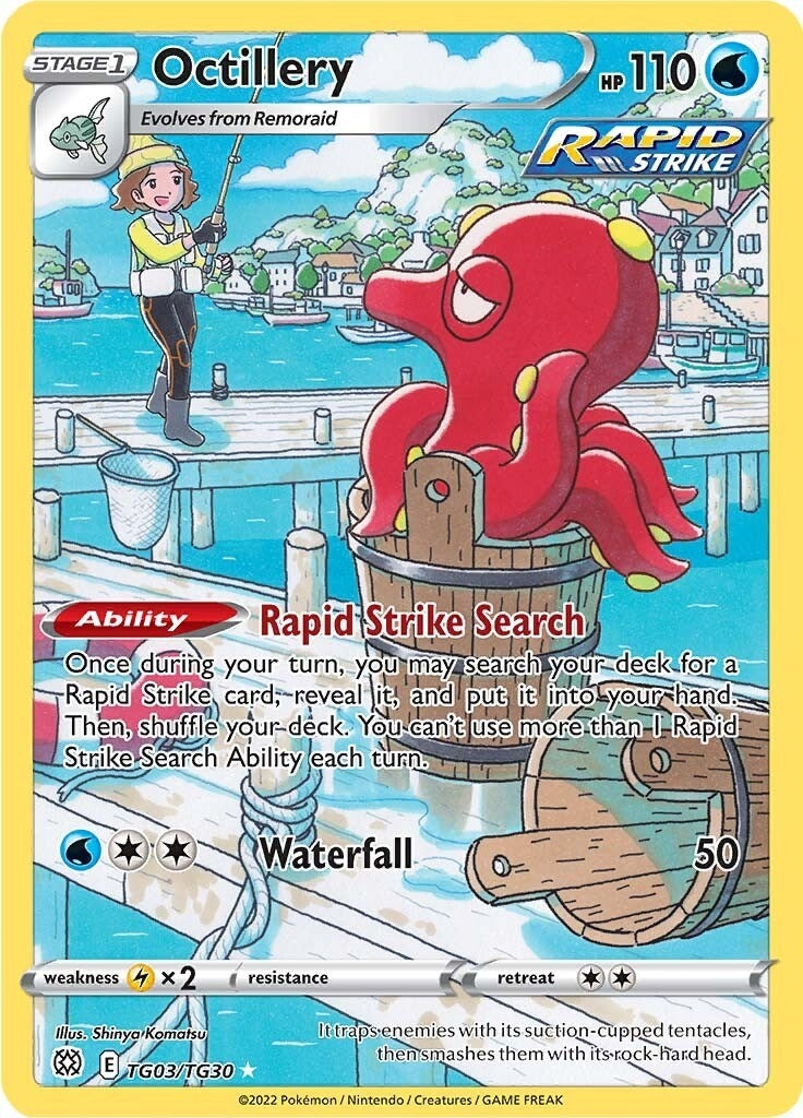 Octillery (TG03/TG30) (SWSH09: Brilliant Stars Trainer Gallery) - PokeBox USA