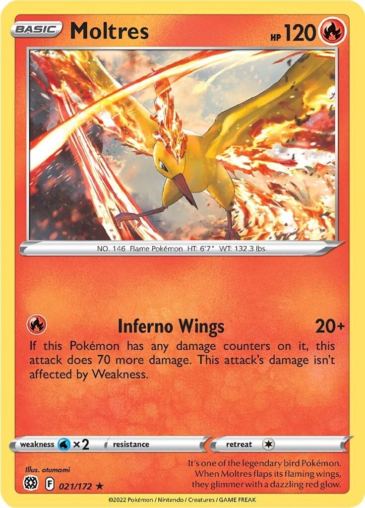Image for Moltres (021/172) (Deck Exclusives) (PR) - Pokemon