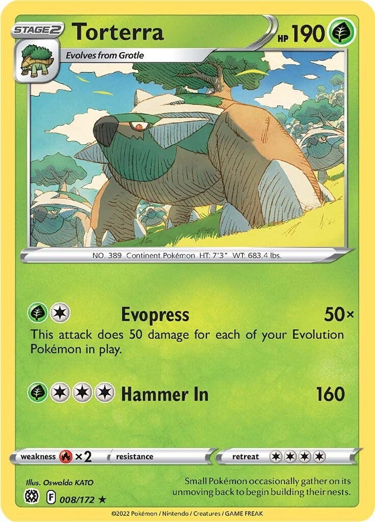 Image for Torterra (008/172) (Deck Exclusives) (PR) - Pokemon